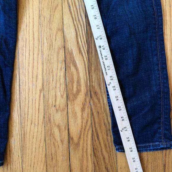 Hudson EUC Women's Dark Wash Straight Leg Jeans Size 28 - Picture 7 of 10